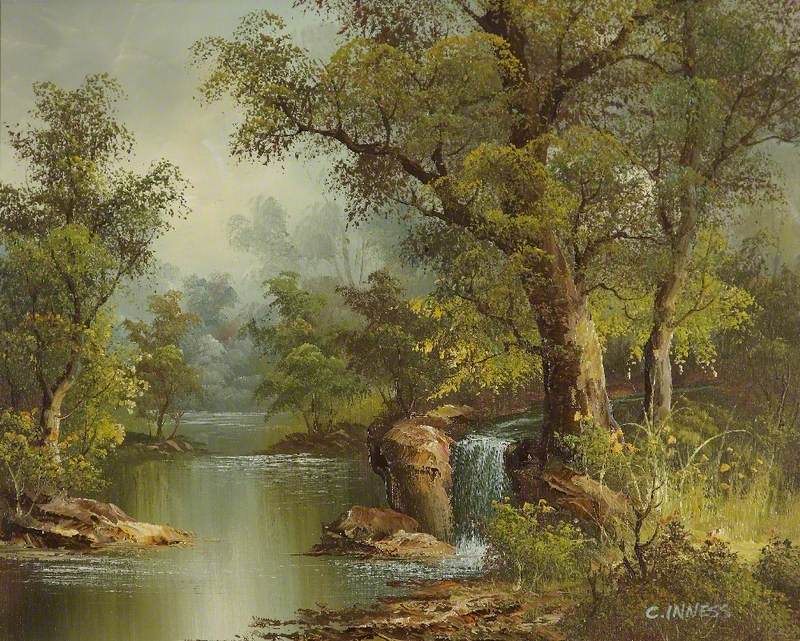 River and Trees