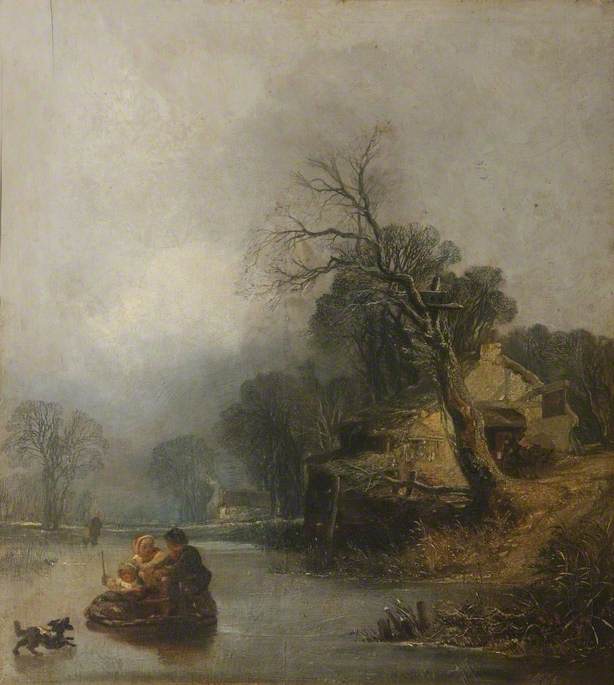 Winter Landscape with Figures