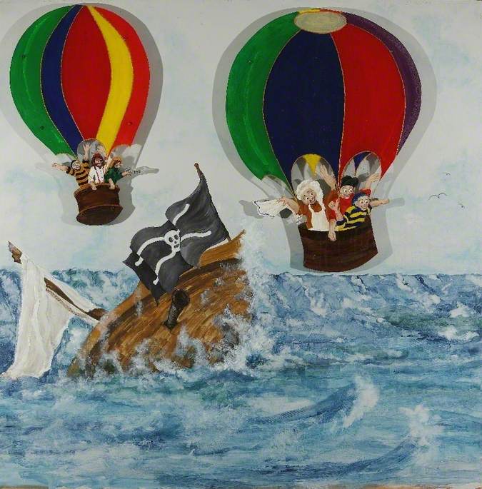 Children's Triptych (Balloons I )