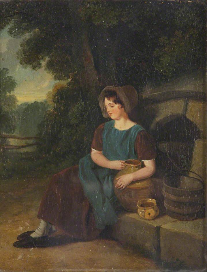 A Girl with a Pitcher