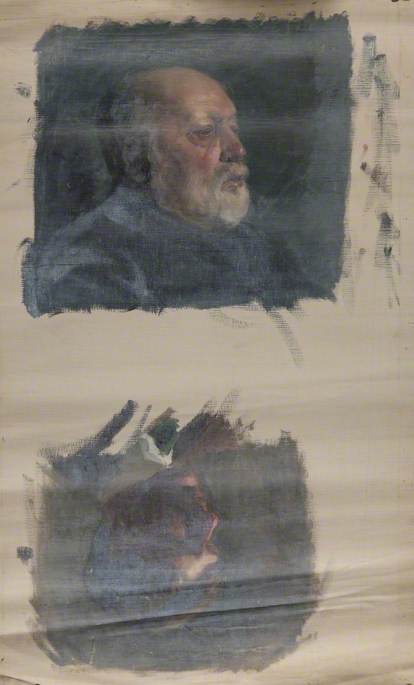 Portrait Sketches of Unidentified Gentlemen