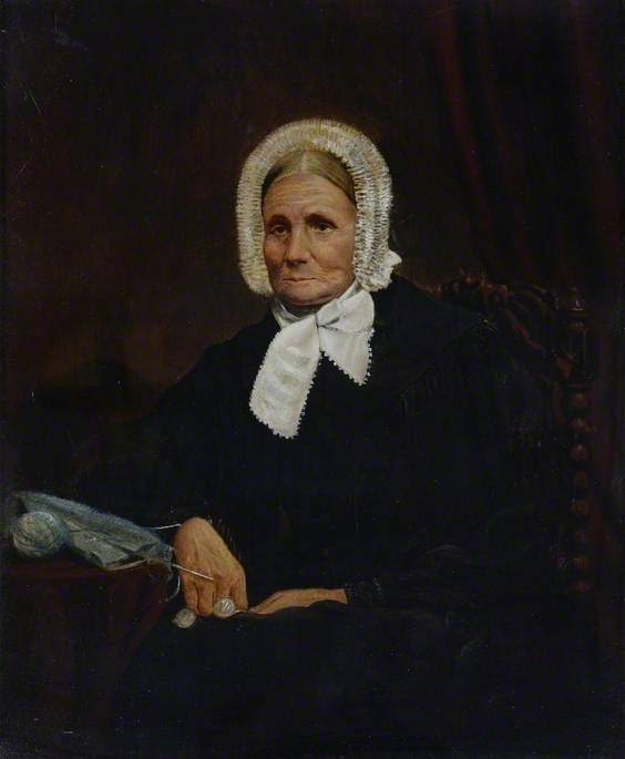 Portrait of an Elderly Woman in Nineteenth-Century Dress