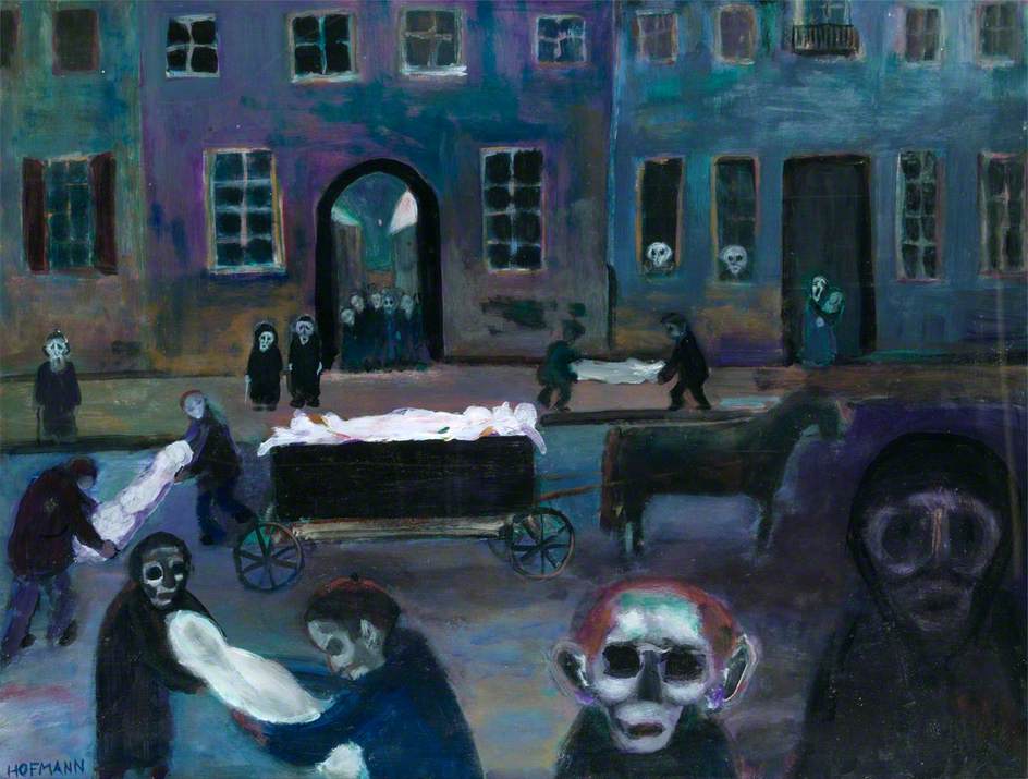 The Death Cart: Lodz Ghetto | Art UK