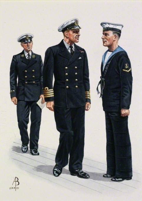 Royal Navy, 1939: Captain, Master at Arms, Leading Seaman
