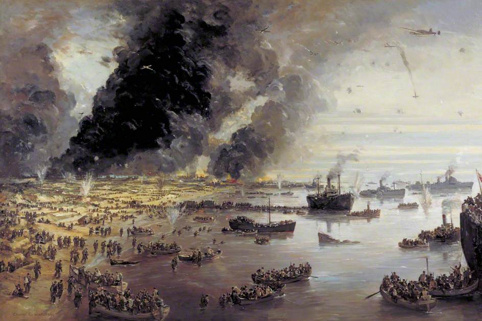 The Withdrawal from Dunkirk, June 1940