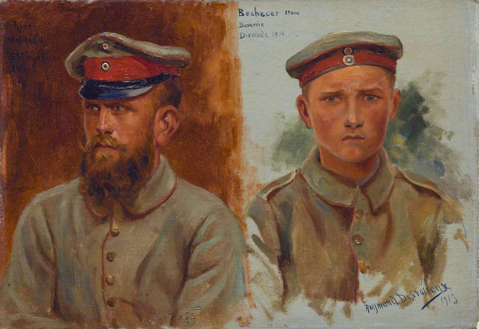 Risse Waldeck, 55 Infanterie and Bechecer, 19 ans, Bavarois, 1914