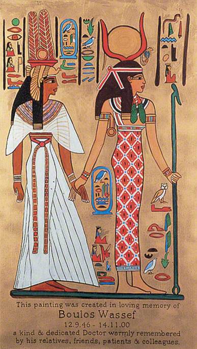 Isis And Queen Nefertari Art Uk