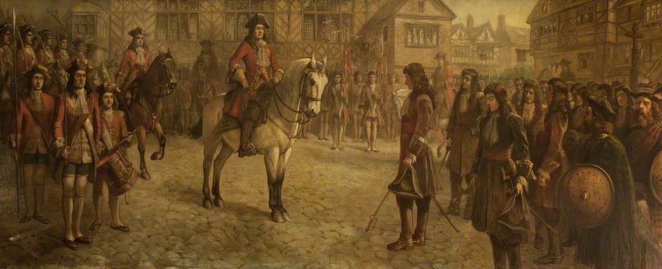 Surrender of the Rebel Stuart Forces at Preston in 1715