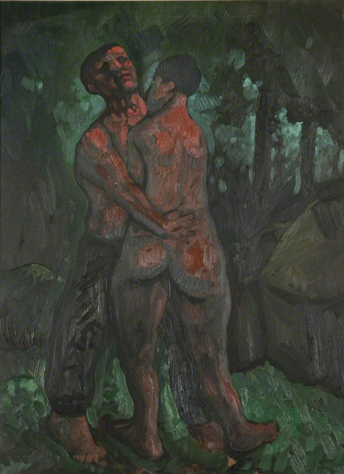 Untitled and Two Figures in a Wood