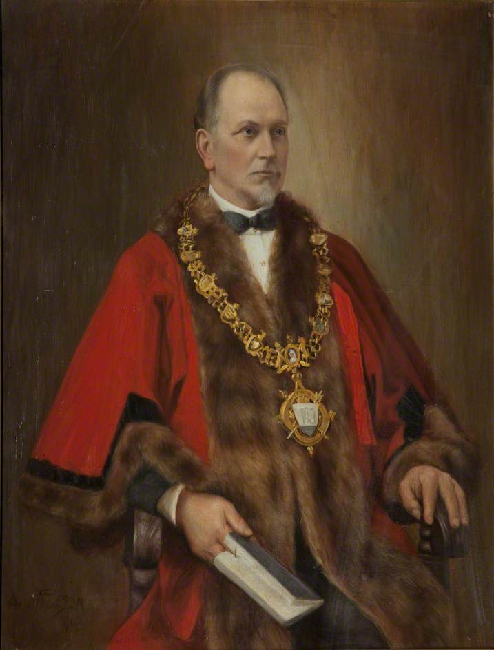 Alderman A. Roberts, JP, Mayor of Clitheroe (1897–1899 & 1916–1918)