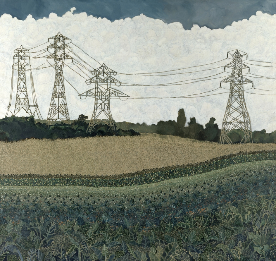 Landscape with Pylons