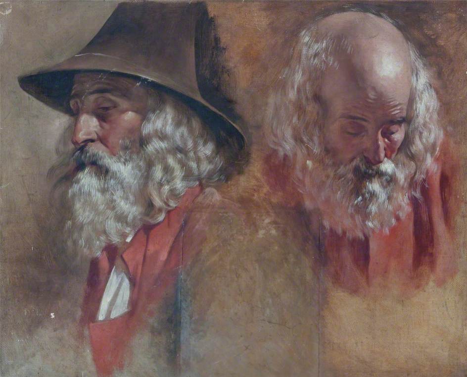 Portrait Study of a Bearded Gentleman from Two Angles