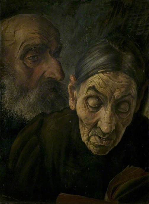 Heads of Two Old People | Art UK