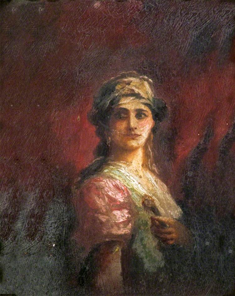 Portrait of an Unknown Lady in Continental Dress