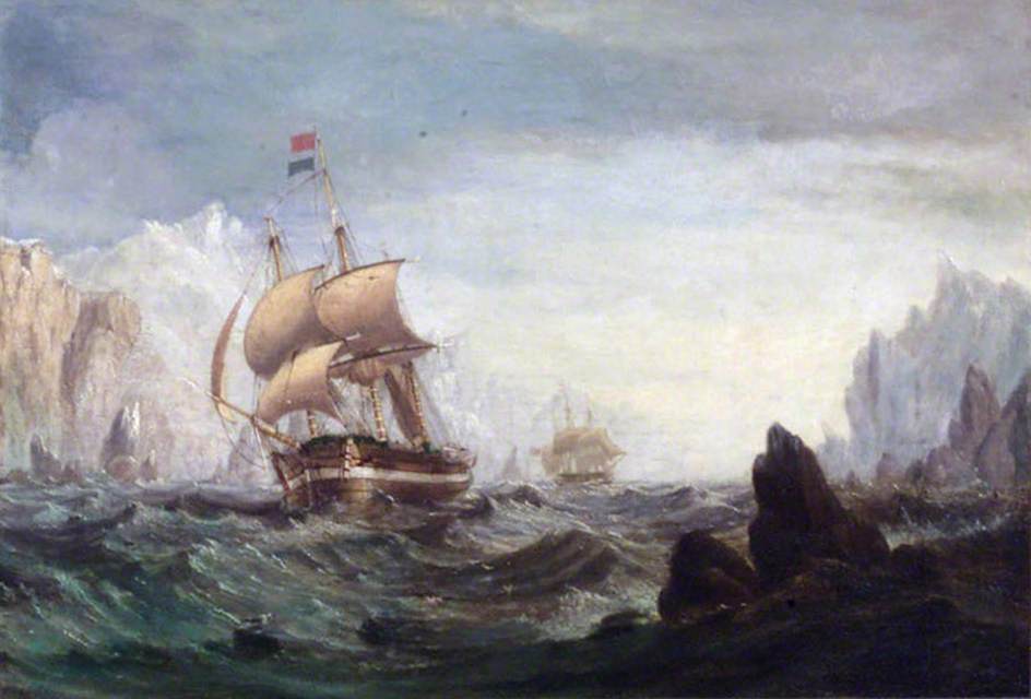 The Expedition Entering Baffin Bay in Search of John Franklin