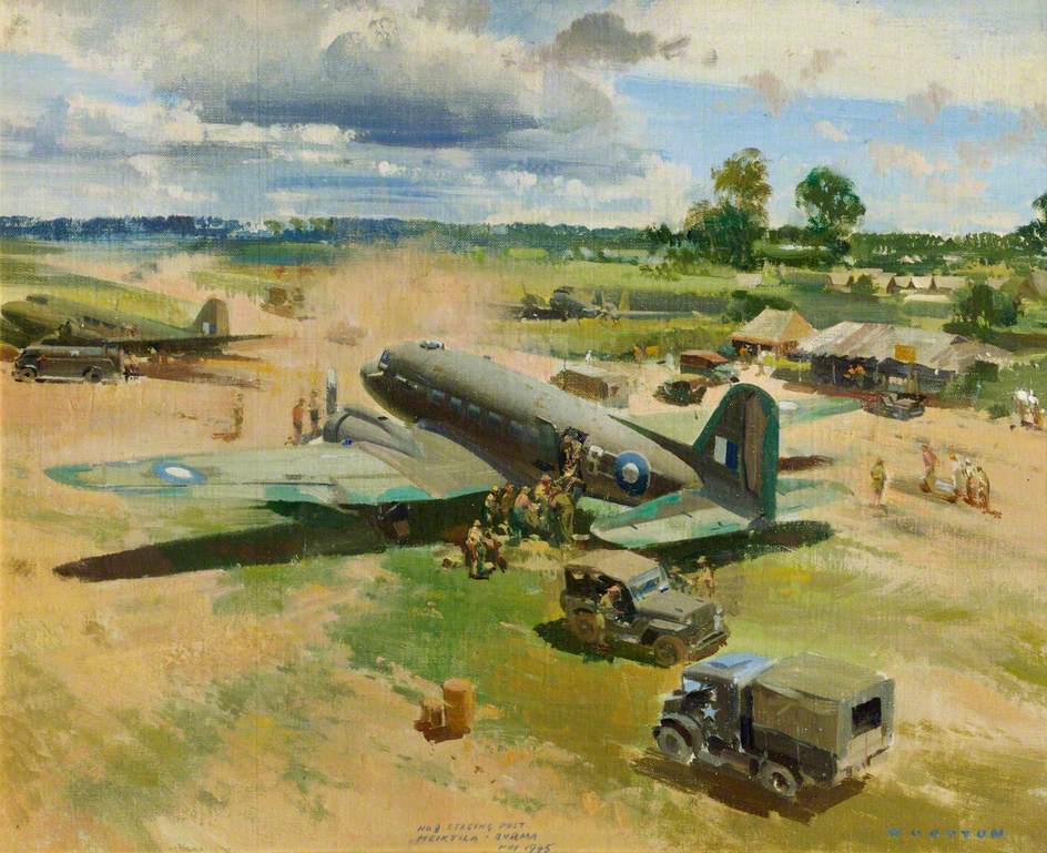 No. 8 Staging Post, Meiktila, Burma, May 1945