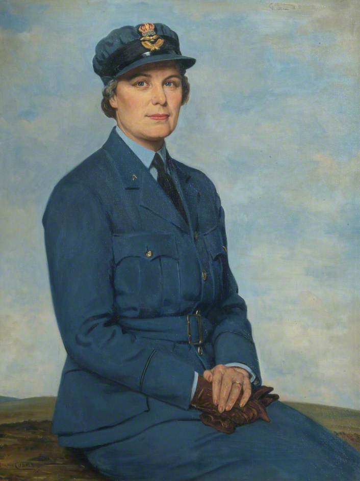 Mrs Hoy as Women's Auxiliary Air Force Officer (1939–1945)