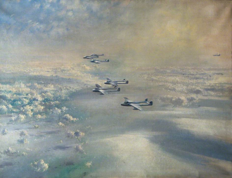 First Crossing of the Atlantic by Jet Aircraft: 54 Squadron Vampires, July 1948