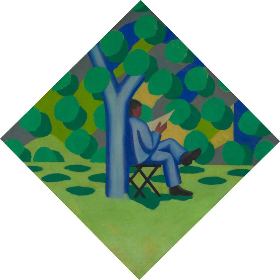 Man beneath Tree