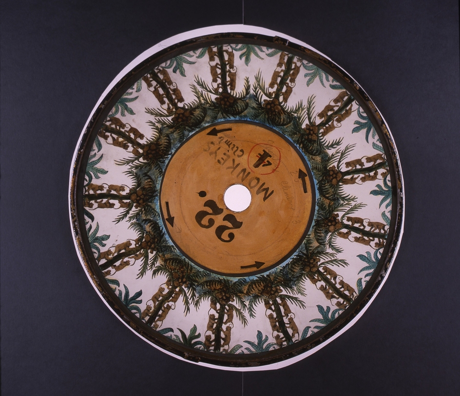 Zoopraxiscope Disc, 'Monkeys climb' Art UK