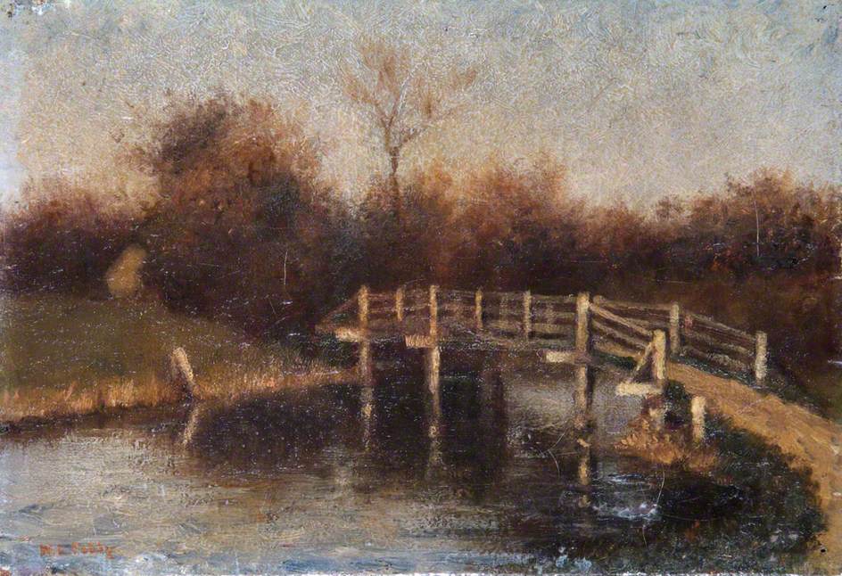 Oil Mill Lane Bridge, Kingston, Surrey Art UK