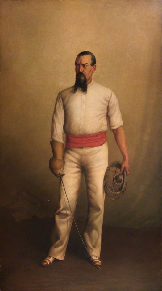Captain Sir Richard Francis Burton (1821–1890), KCMG, FRGS, Maître d'Armes, France