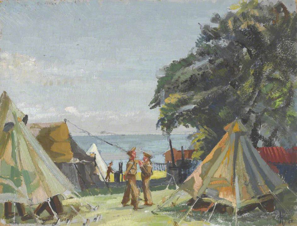 Entrance to Home Guard Camp/Colonel Llewellyn, Western Command