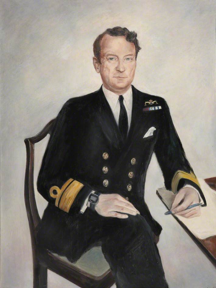 Falklands Portraits: Admiral Writing