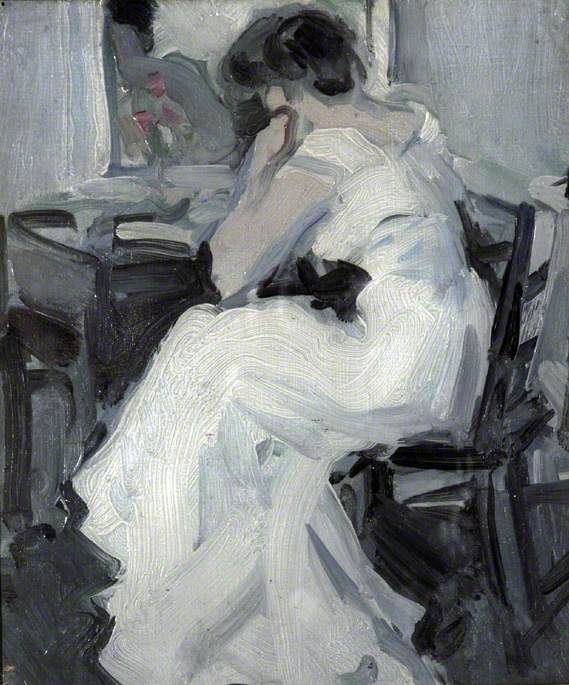 A Lady in White