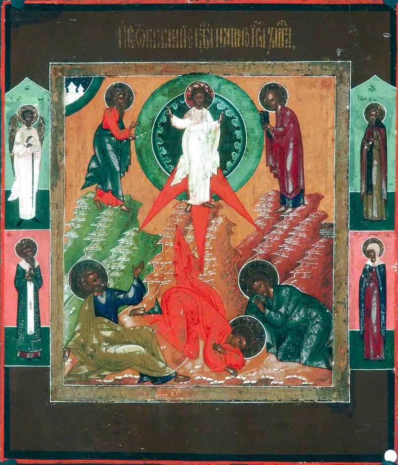 Icon with the Transfiguration of Our Lord Jesus Christ