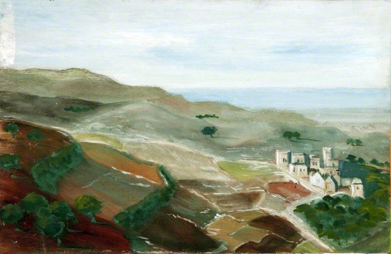 Landscape with a Hillside Town near the Sea