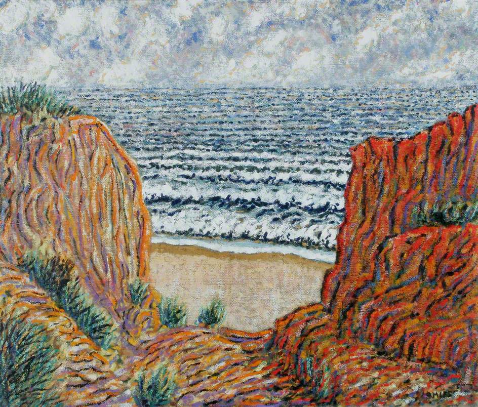 Seascape with Cliffs