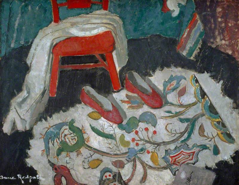 The Indian Rug (Red Slippers) | Art