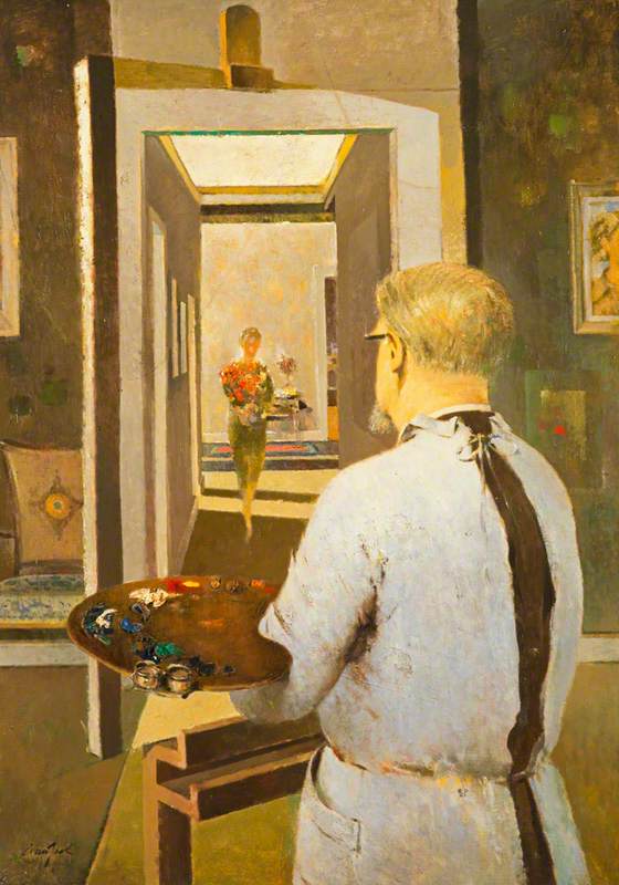 Hugh Adam Crawford (1898–1982), Artist, Self Portrait