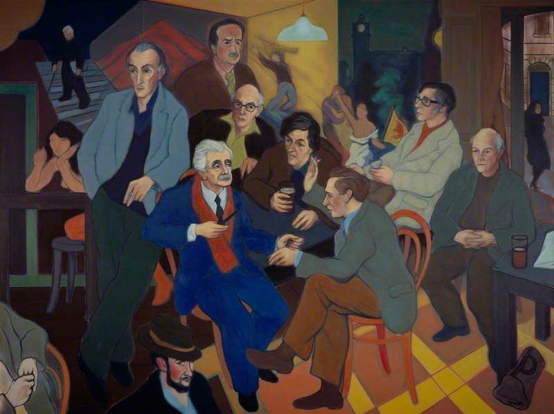 Poets' Pub: Norman MacCaig, Sorley MacLean, Hugh MacDiarmid, Iain Crichton Smith, George Mackay Brown, Sidney Goodsir Smith, Edwin Morgan, Robert Garioch, Alan Bold and John A. Tonge