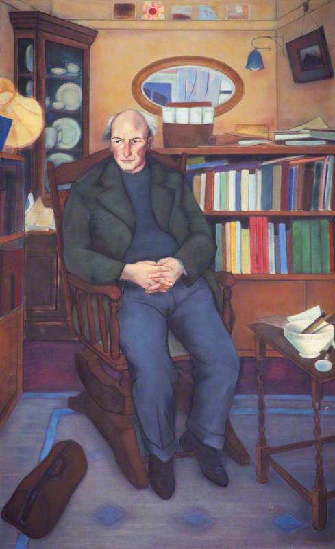 Robert Garioch Sutherland (1909–1981), Poet, in his Study