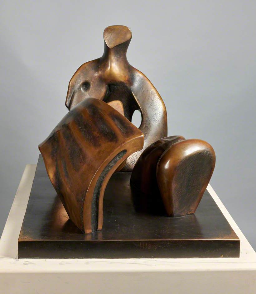 Working Model for Three-Piece Reclining Figure: Draped