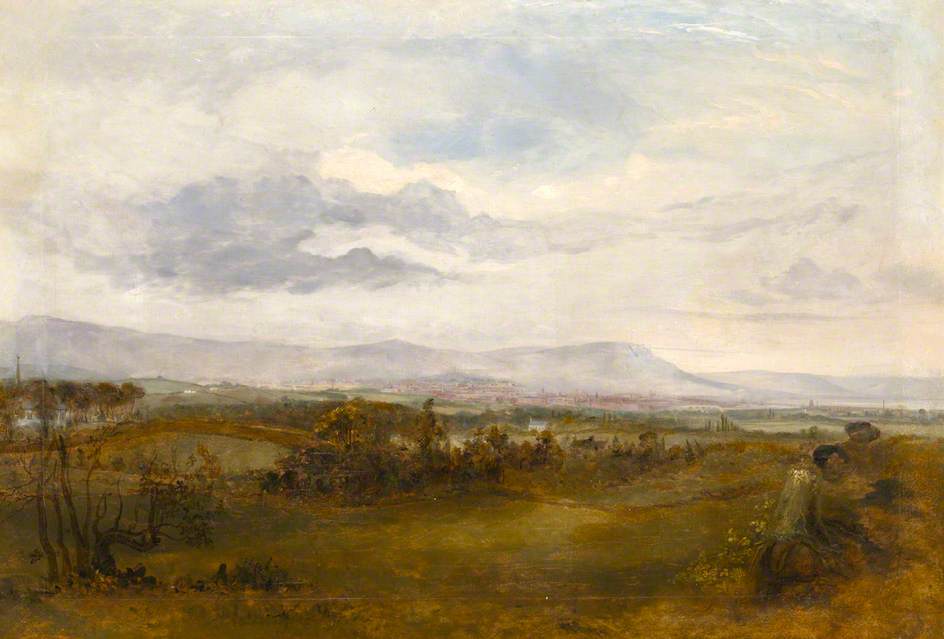 Extensive Landscape with Distant Prospect of Belfast, Cave Hill and Carrickfergus