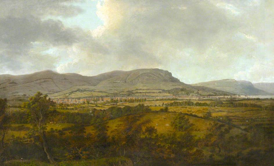 Extensive Landscape with Distant Prospect of Belfast and Cave Hill