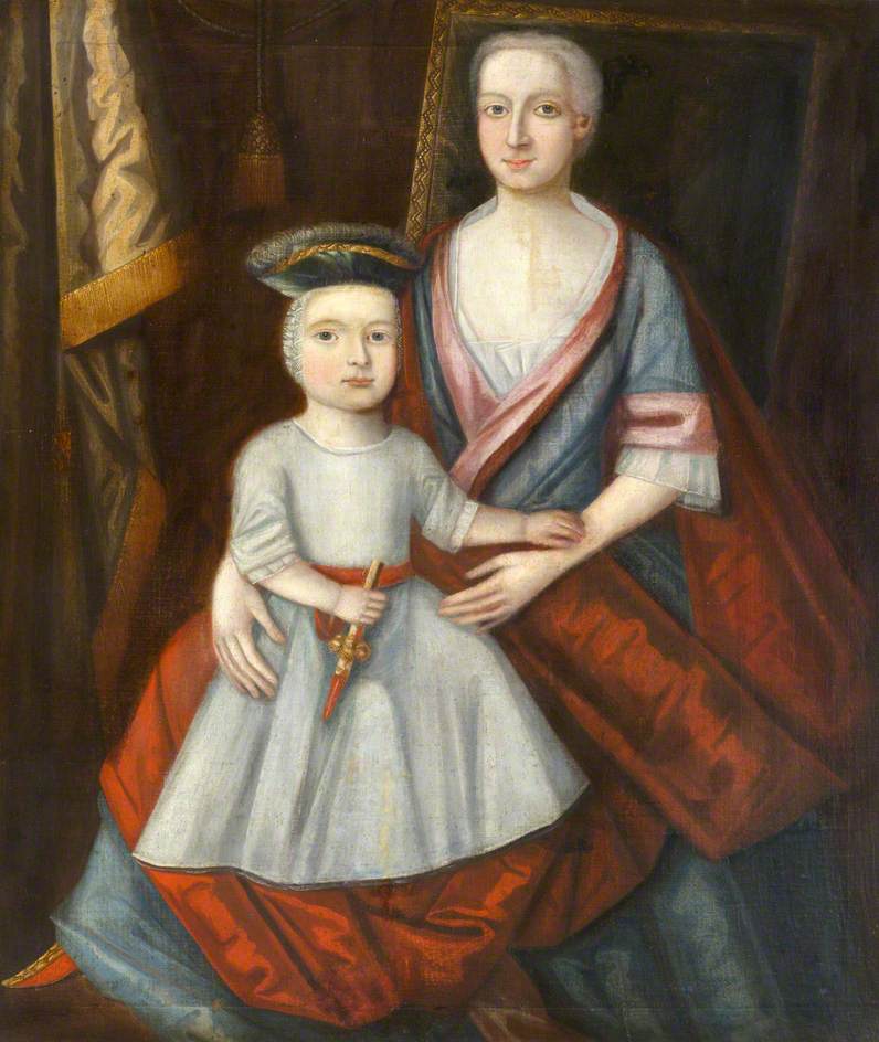 Portrait of a Lady, Her Child on Her Lap