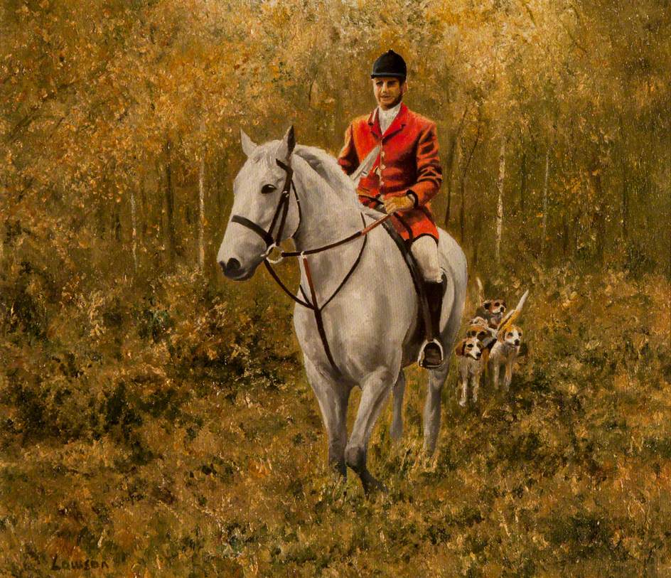 Huntsman on a White Horse