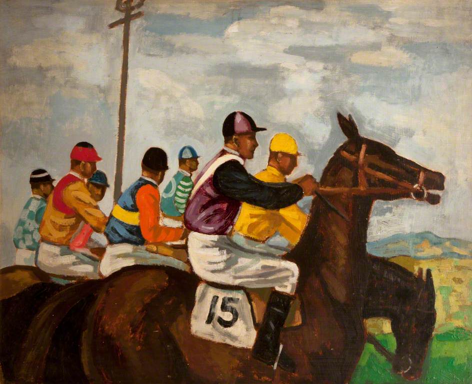 Horse Racing Scene