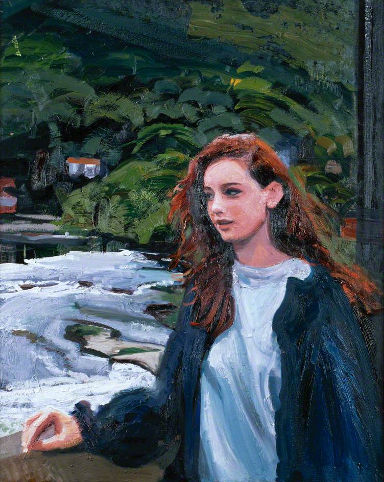 Young Woman on the Bridge at Llangollen