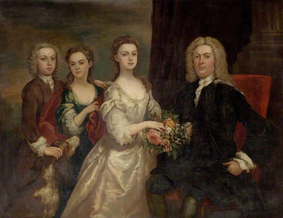 John Gilbert and His Children John, Elizabeth and Dorothy