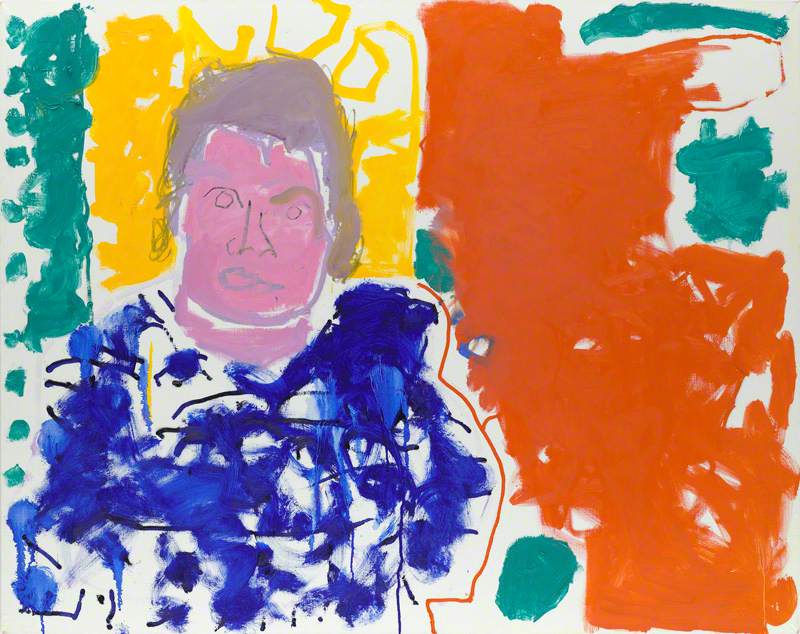 A. S. Byatt (Portrait of A S Byatt : Red, Yellow, Green and Blue : 24 September 1997)