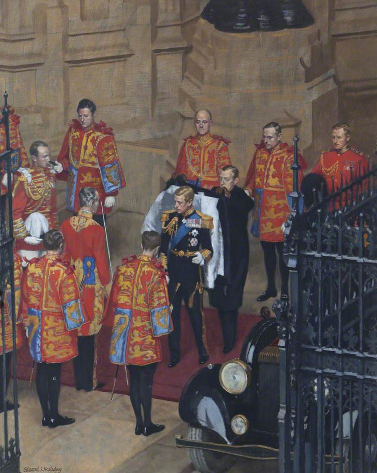 Edward VIII (1894–1972), Arriving at Westminster for the State Opening of Parliament