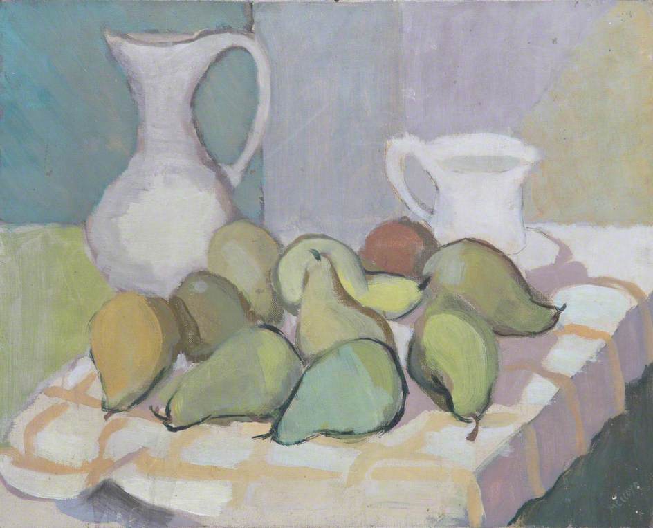 Still Life of Pears and Jugs