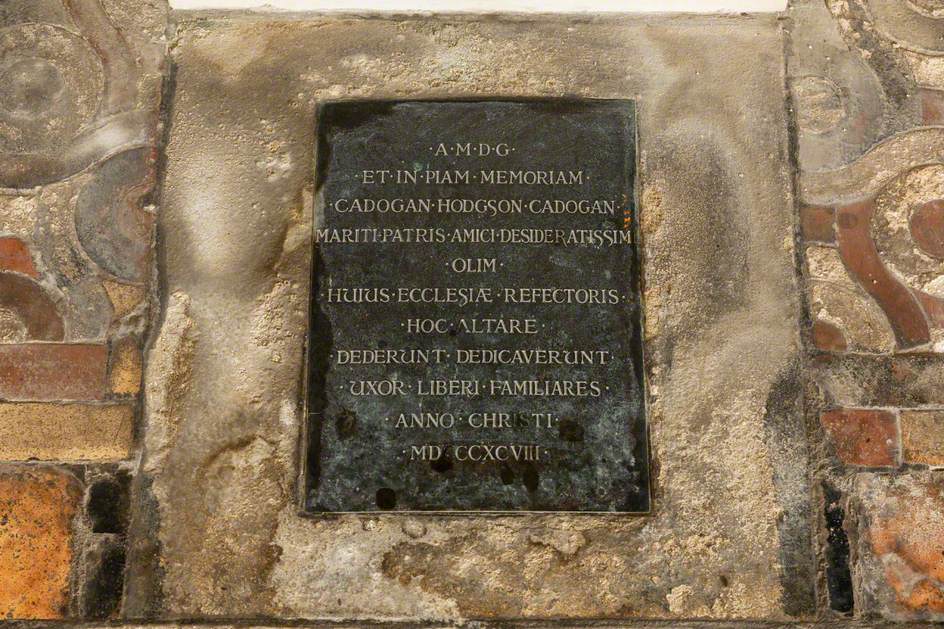 Memorial Altar to Cadogan Hodgson Cadogan*