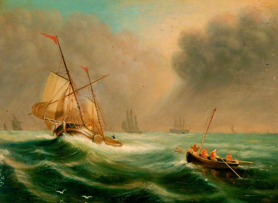 Seascape with Boats*