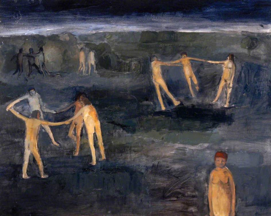 Dancing Figures in a Landscape